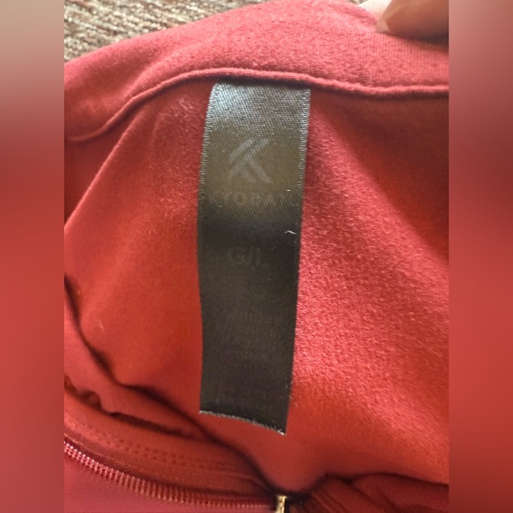 Kyodan Red Full Zip Athletic Jacket Size Large - Picture 5 of 5